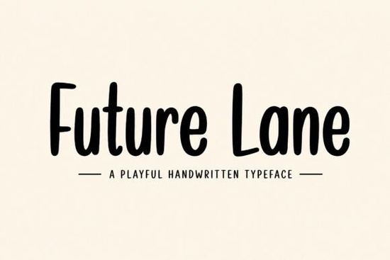 Future Lane Font